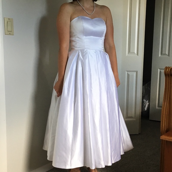Tea Length Wedding Dress - Picture 2 of 6
